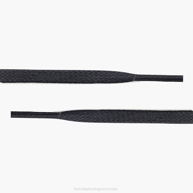 Thursday Boots επίπεδα κερωμένα βαμβακερά κορδόνια γυναίκες H20P536 αξεσουάρ μαύρος
