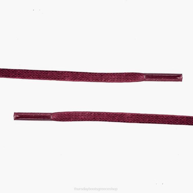 Thursday Boots επίπεδα κερωμένα βαμβακερά κορδόνια γυναίκες H20P541 αξεσουάρ δαμάσκηνο