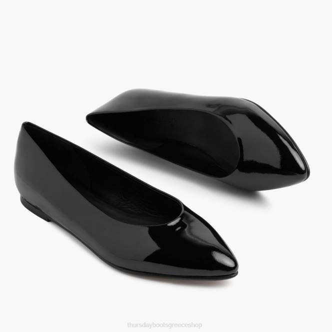 Thursday Boots viva γυναίκες H20P481 παπούτσια μαύρη πατέντα