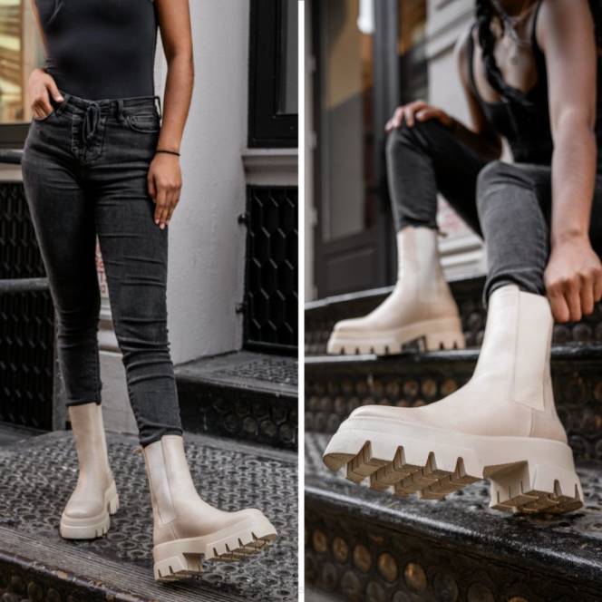 Thursday Boots βασιλεία γυναίκες H20P348 παπούτσια κρέμα