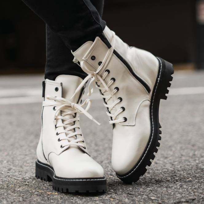 Thursday Boots μάχη γυναίκες H20P362 παπούτσια εκρού