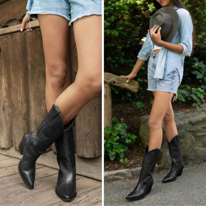 Thursday Boots ροντέο γυναίκες H20P390 παπούτσια μαύρος