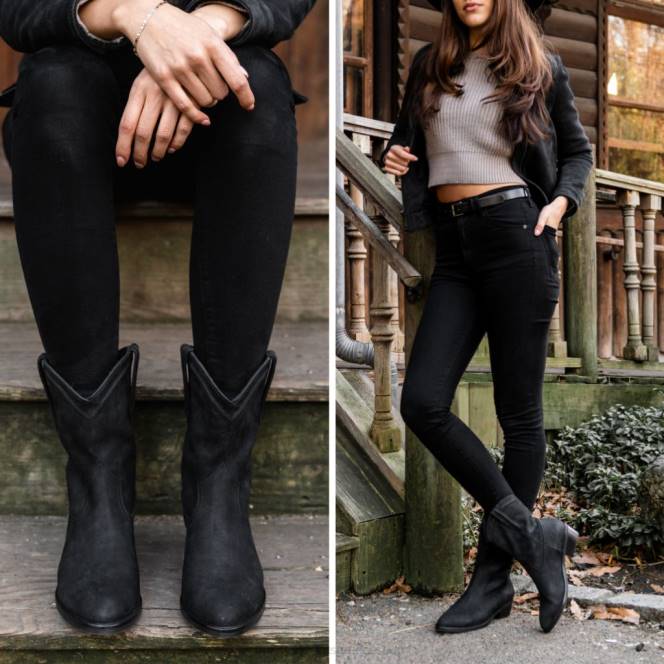 Thursday Boots ελευθερία γυναίκες H20P397 παπούτσια μαύρο ματ