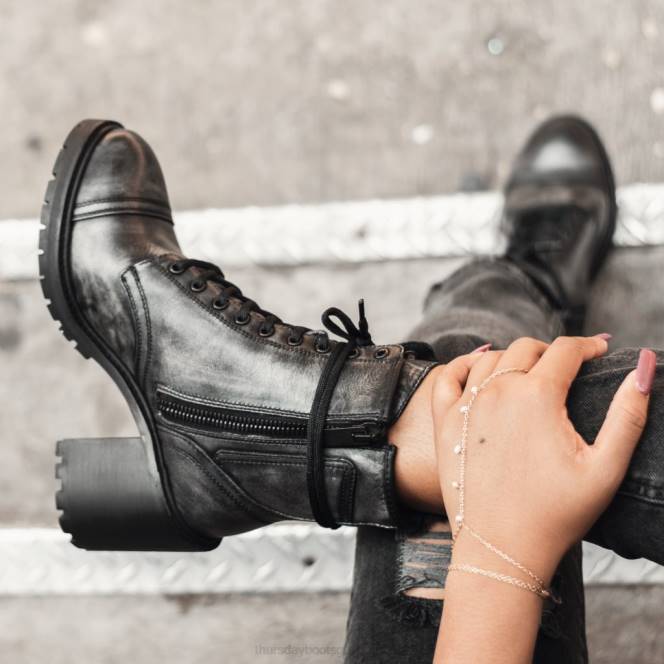 Thursday Boots επαναστάτης γυναίκες H20P406 παπούτσια ταλαιπωρημένο γκρι