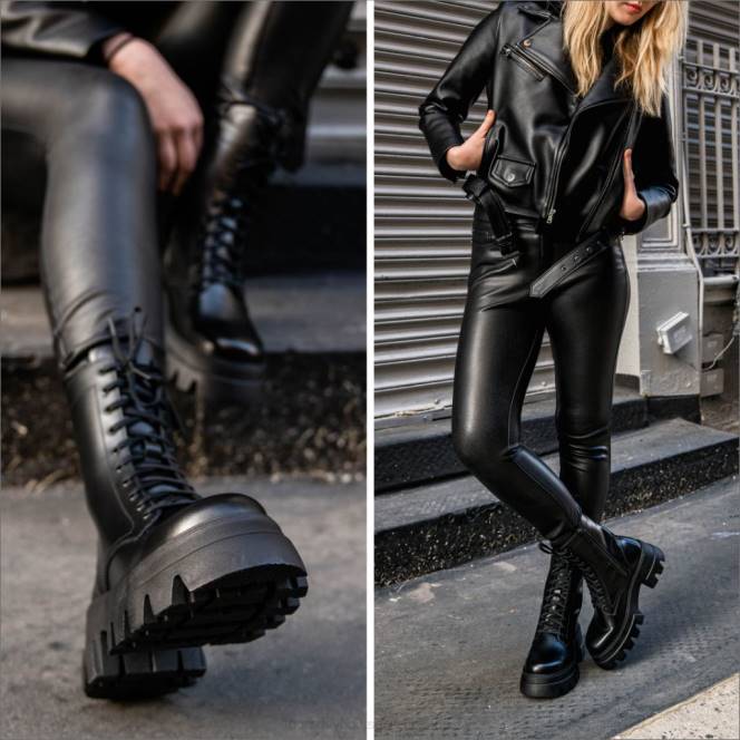 Thursday Boots δυναστεία γυναίκες H20P410 παπούτσια μαύρος