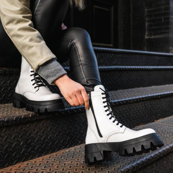 Thursday Boots δυναστεία γυναίκες H20P412 παπούτσια άσπρο