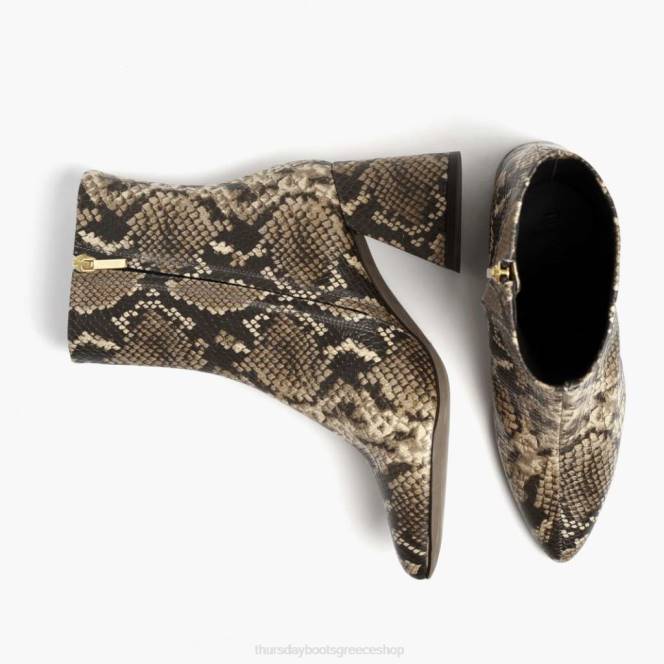 Thursday Boots σπαρακτικός γυναίκες H20P437 παπούτσια τύπωμα φιδιού