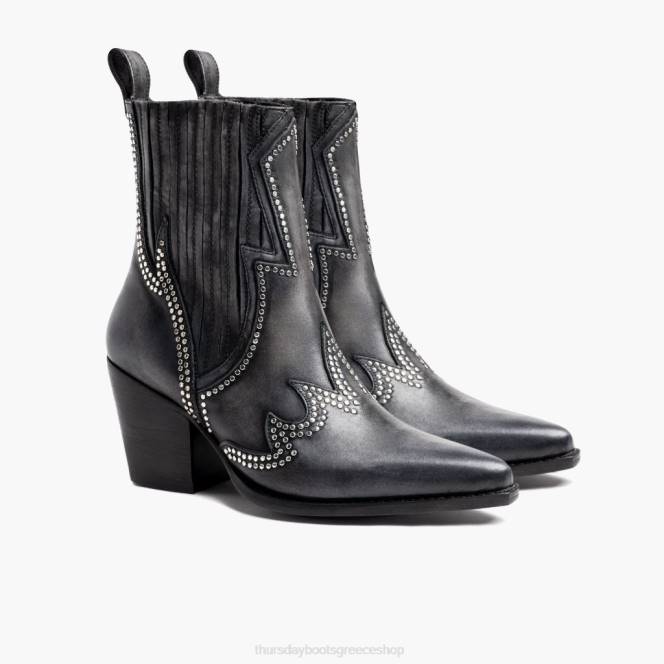 Thursday Boots εικόνισμα γυναίκες H20P439 παπούτσια ταλαιπωρημένο γκρι
