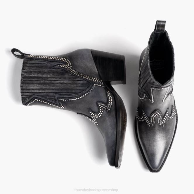 Thursday Boots εικόνισμα γυναίκες H20P439 παπούτσια ταλαιπωρημένο γκρι
