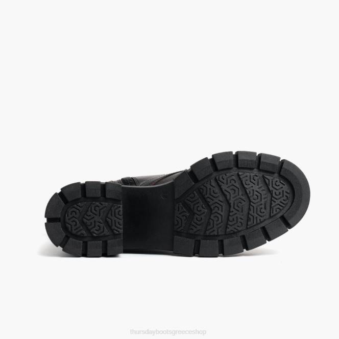 Thursday Boots coda γυναίκες H20P364 παπούτσια μαύρο κεράσι