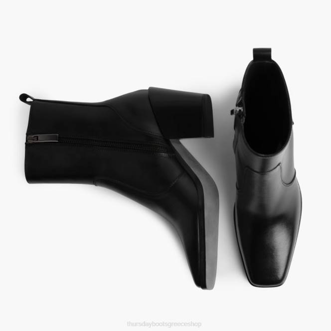 Thursday Boots φερμουάρ soho γυναίκες H20P429 παπούτσια μαύρος