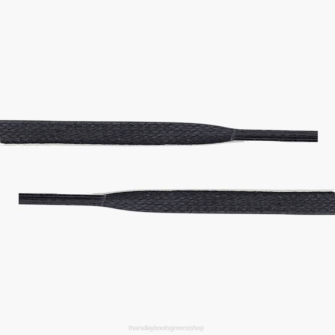 Thursday Boots επίπεδα κερωμένα βαμβακερά κορδόνια άνδρες H20P289 αξεσουάρ μαύρος