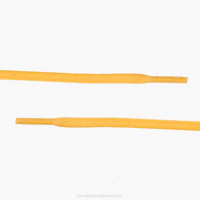 Thursday Boots επίπεδα κερωμένα βαμβακερά κορδόνια άνδρες H20P299 αξεσουάρ κίτρινος