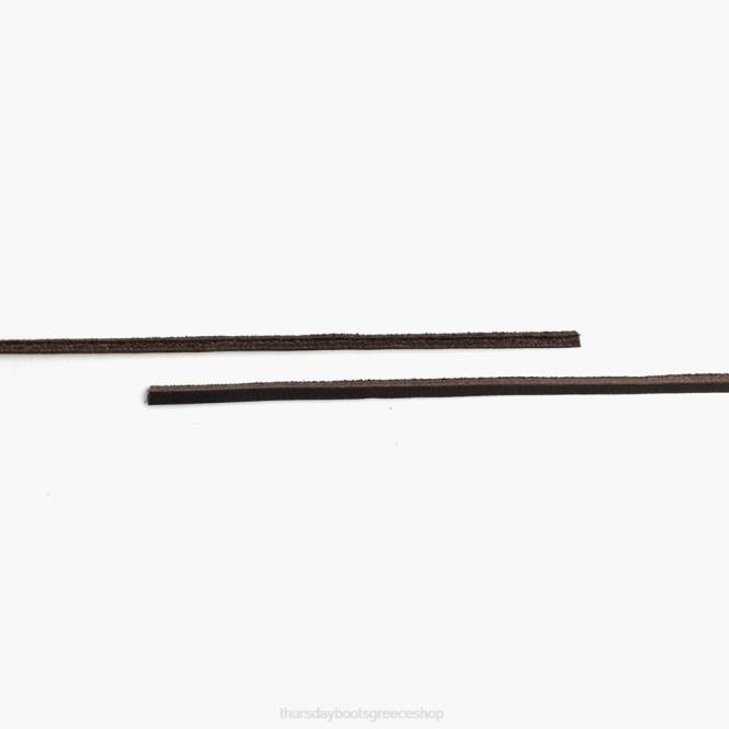 Thursday Boots δερμάτινα κορδόνια άνδρες H20P313 αξεσουάρ σοκολάτα