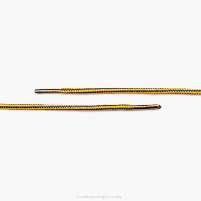 Thursday Boots δαντέλες από μείγμα κεβλάρ άνδρες H20P320 αξεσουάρ μαύρο + κίτρινο