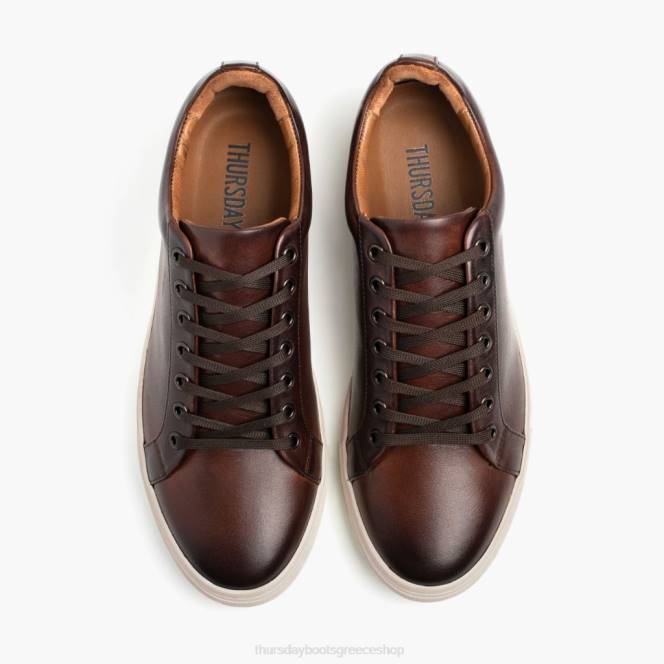 Thursday Boots κορυφαίο χαμηλό τοπ άνδρες H20P118 παπούτσια καφές