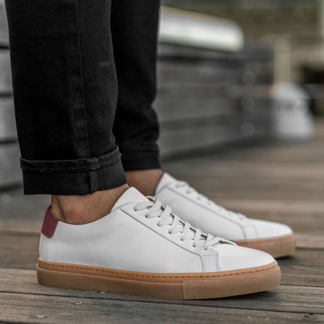 Thursday Boots κληρονομιά άνδρες H20P134 παπούτσια λευκό x μπορντό