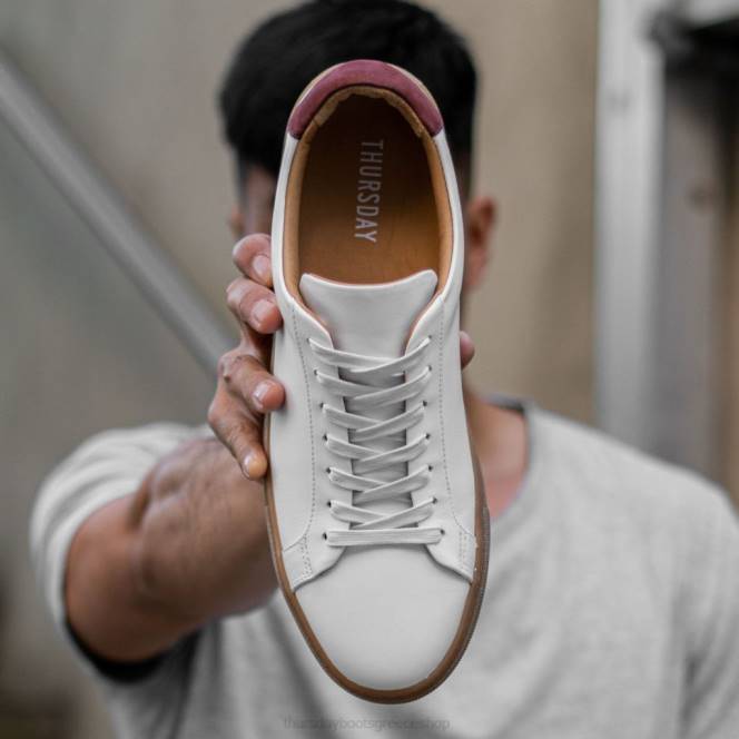 Thursday Boots κληρονομιά άνδρες H20P134 παπούτσια λευκό x μπορντό