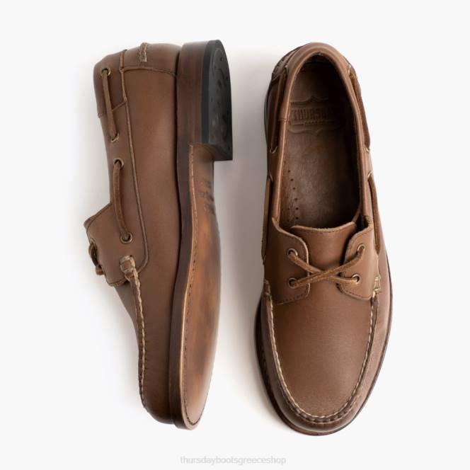 Thursday Boots χειροποίητο loafer άνδρες H20P222 παπούτσια αγριοκαρυδιά