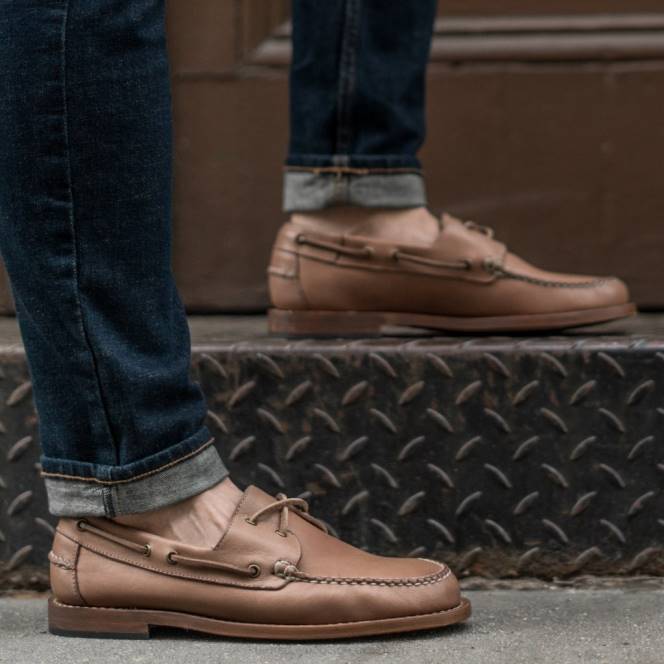 Thursday Boots χειροποίητο loafer άνδρες H20P225 παπούτσια μπισκότο