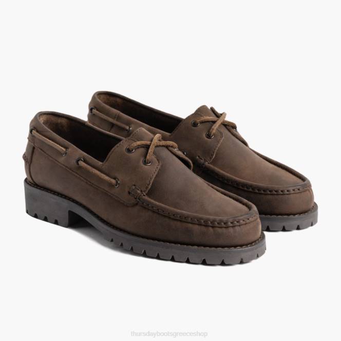 Thursday Boots χειροποίητο loafer άνδρες H20P226 παπούτσια καπνός