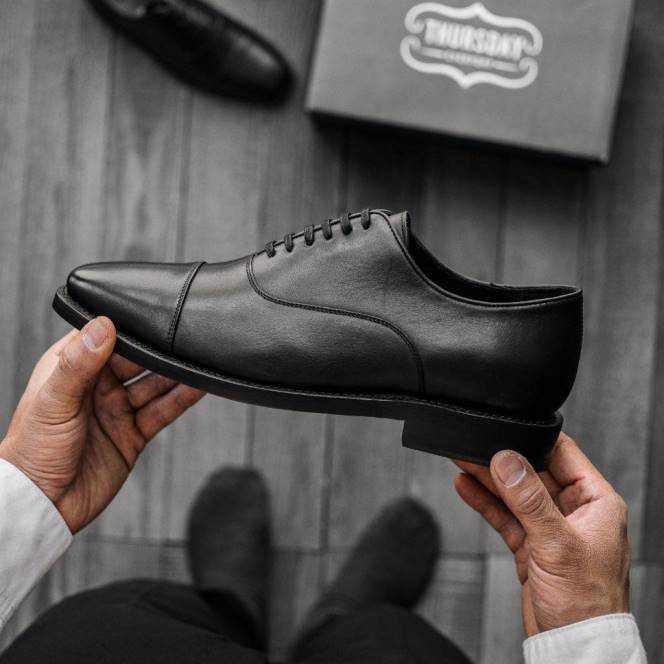 Thursday Boots εκτελεστικός άνδρες H20P201 παπούτσια μαύρος