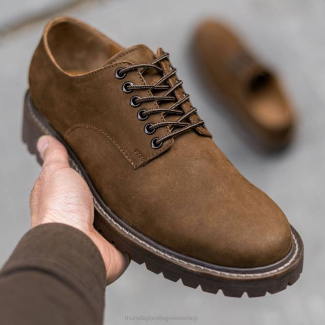 Thursday Boots αποστάτης άνδρες H20P207 παπούτσια μαύρισμα ματ