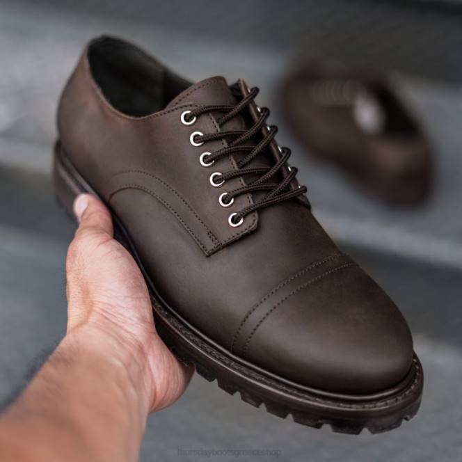 Thursday Boots πολιτικός άνδρας άνδρες H20P209 παπούτσια καπνός