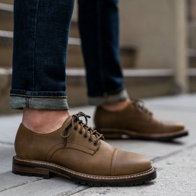 Thursday Boots πολιτικός άνδρας άνδρες H20P211 παπούτσια καμένο χαλκό