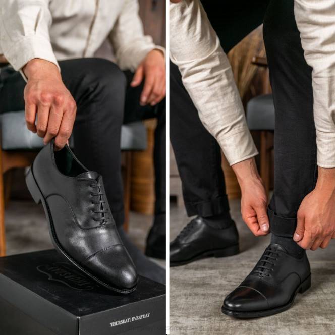 Thursday Boots Πρόεδρος άνδρες H20P216 παπούτσια μαύρος