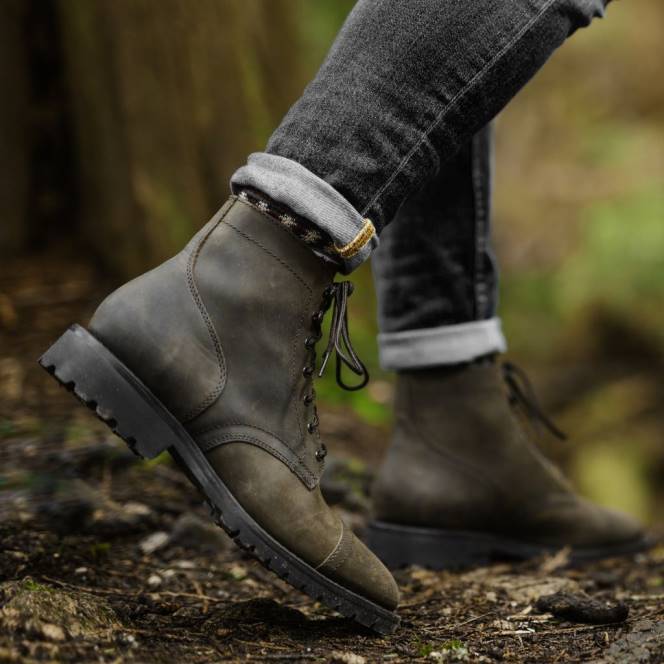 Thursday Boots Καπετάνιος άνδρες H20P10 παπούτσια σκούρο λαδί ματ