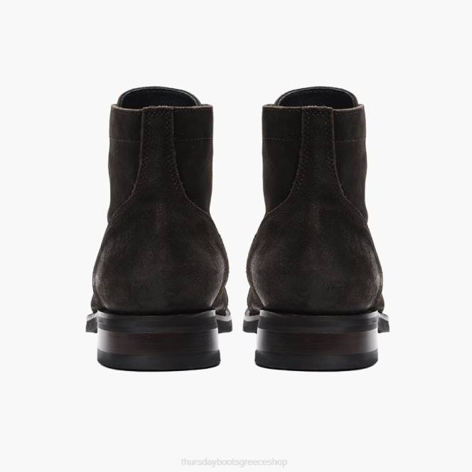 Thursday Boots Καπετάνιος άνδρες H20P16 παπούτσια σουέτ σκούρου ελιάς