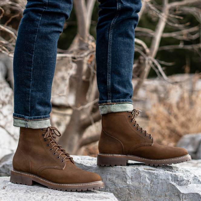 Thursday Boots ήρωας άνδρες H20P19 παπούτσια μαύρισμα ματ