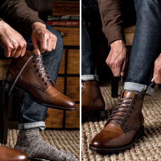 Thursday Boots Πρόεδρος άνδρες H20P29 παπούτσια κονιάκ