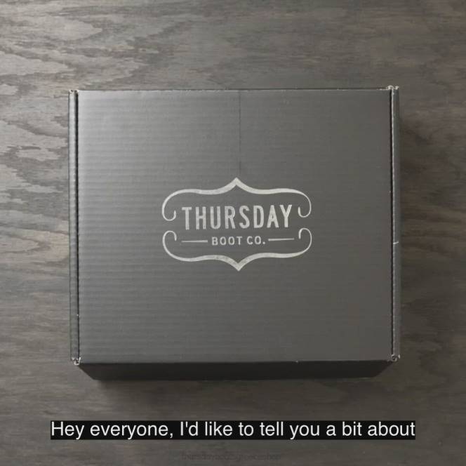 Thursday Boots Καπετάνιος άνδρες H20P2 παπούτσια μαύρο ματ