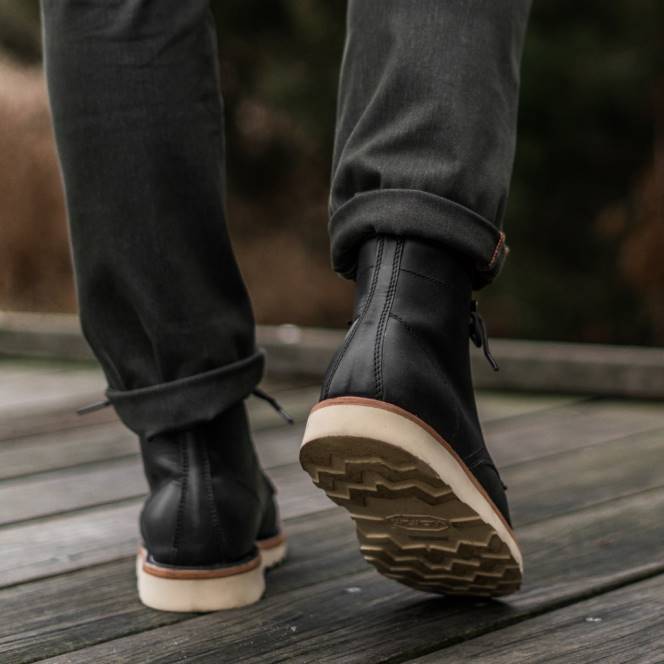 Thursday Boots διπλωμάτης άνδρες H20P60 παπούτσια μαύρο ματ