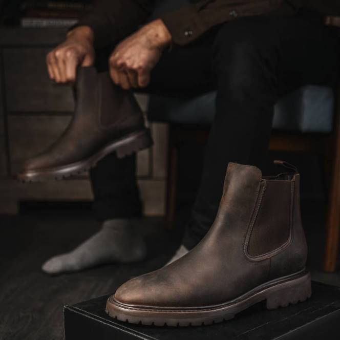 Thursday Boots θρύλος άνδρες H20P71 παπούτσια καπνός