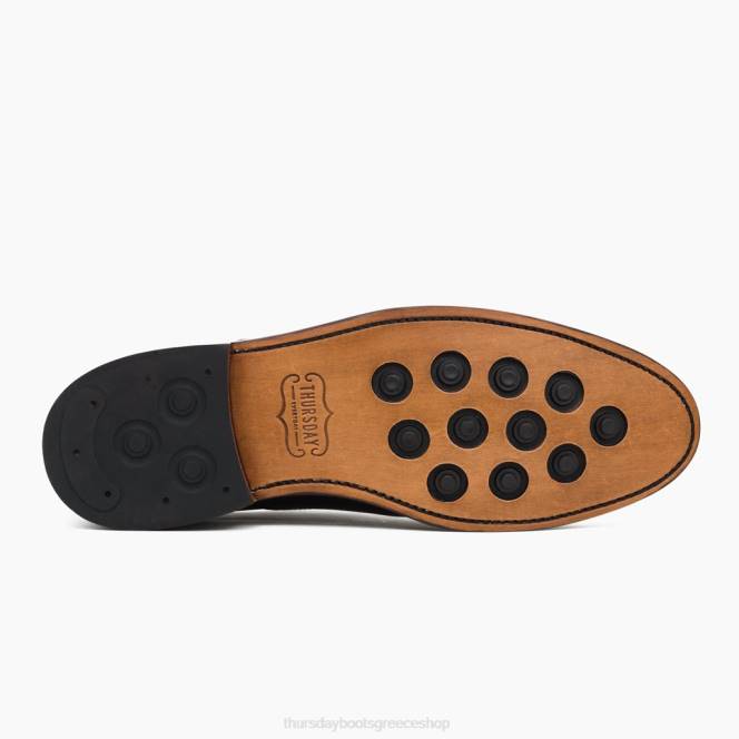 Thursday Boots κατεργάρης άνδρες H20P89 παπούτσια μαύρο σουέτ