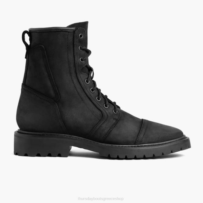Thursday Boots casa moto άνδρες H20P20 παπούτσια μαύρο ματ