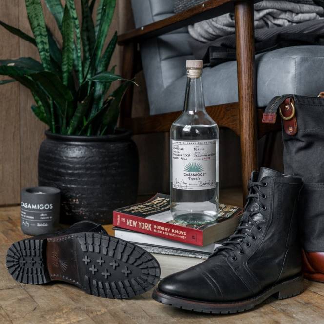 Thursday Boots casa moto άνδρες H20P21 παπούτσια μαύρος